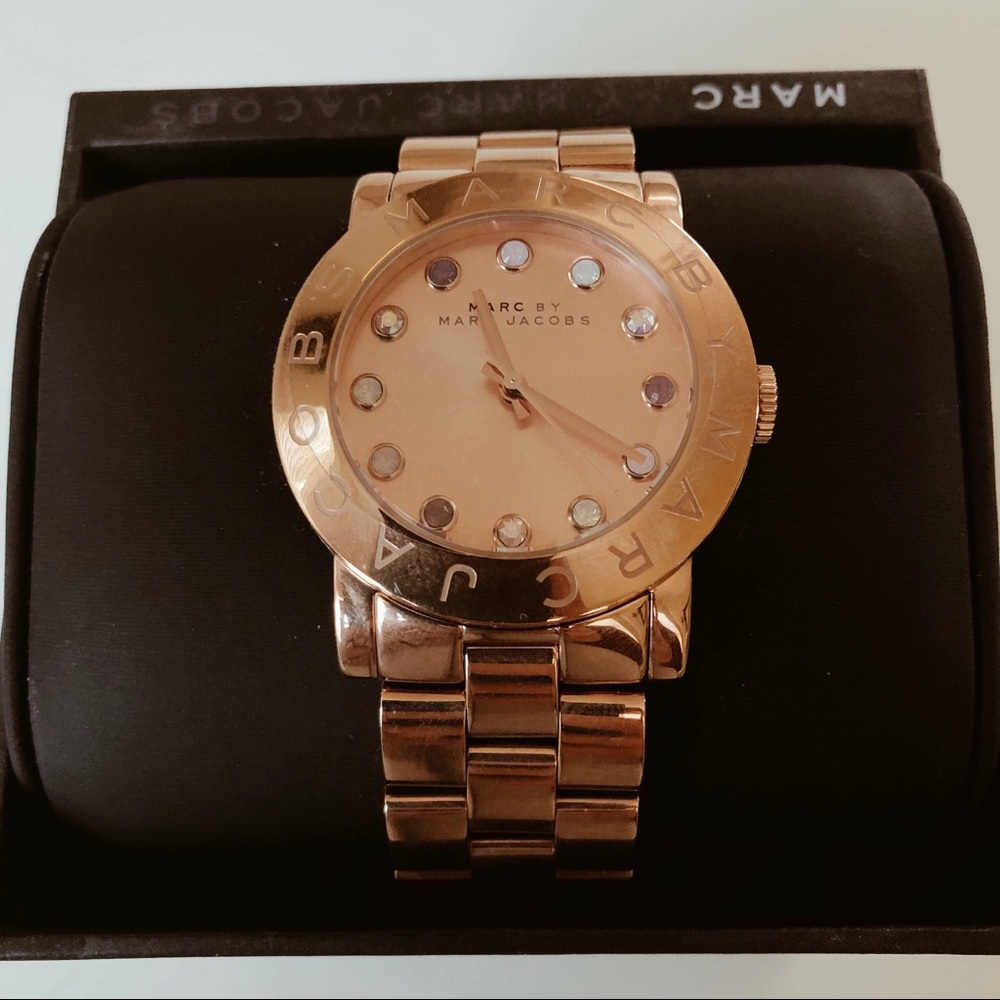 Marc Jacobs rose gold watch